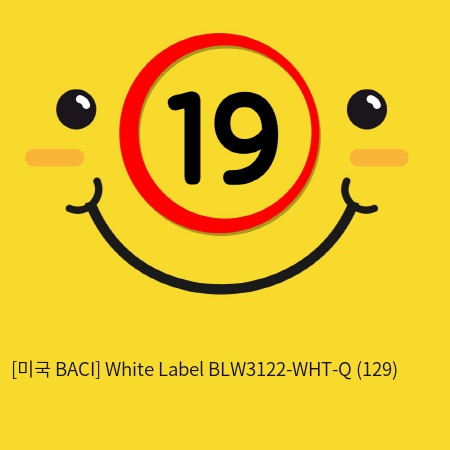 [미국 BACI] White Label BLW3122-WHT-Q (129)