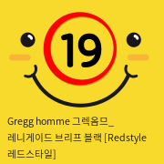 Gregg homme 그렉옴므_ 레니게이드 브리프 블랙 [Redstyle 레드스타일]